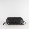 Valentino Garavani Black Rockstud Leather Shopping Tote