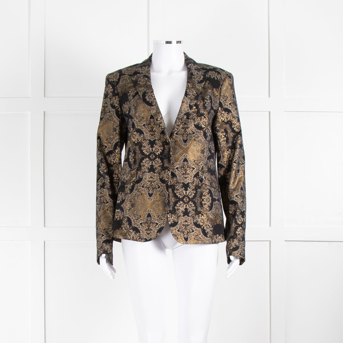 Mos Mosh Blazer with Lurex Pattern