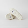 Vince Beige White Sole Wool Slip On Shoes