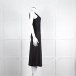 Iris & Ink Black 100% Silk Sleeveless Dress