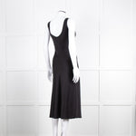 Iris & Ink Black 100% Silk Sleeveless Dress