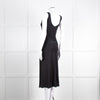 Iris & Ink Black 100% Silk Sleeveless Dress