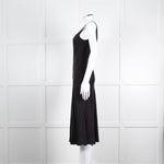 Iris & Ink Black 100% Silk Sleeveless Dress