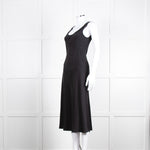 Iris & Ink Black 100% Silk Sleeveless Dress
