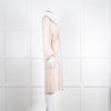 Theory Blush Pink Silk Drawstring Waist Dress