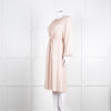 Theory Blush Pink Silk Drawstring Waist Dress