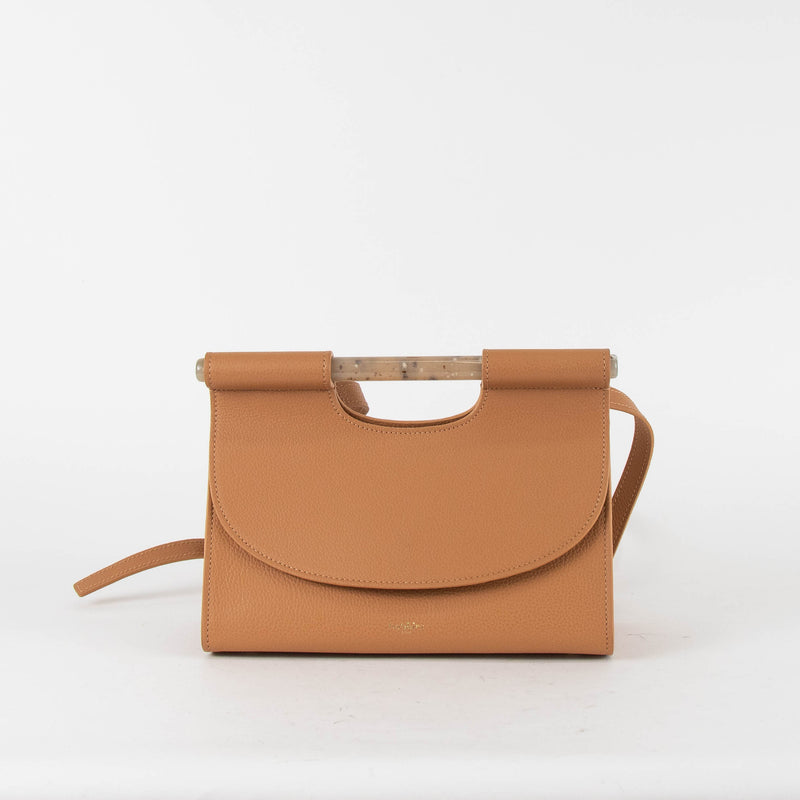 Bobbies Tan Leather Ancone Cross-Body Bag