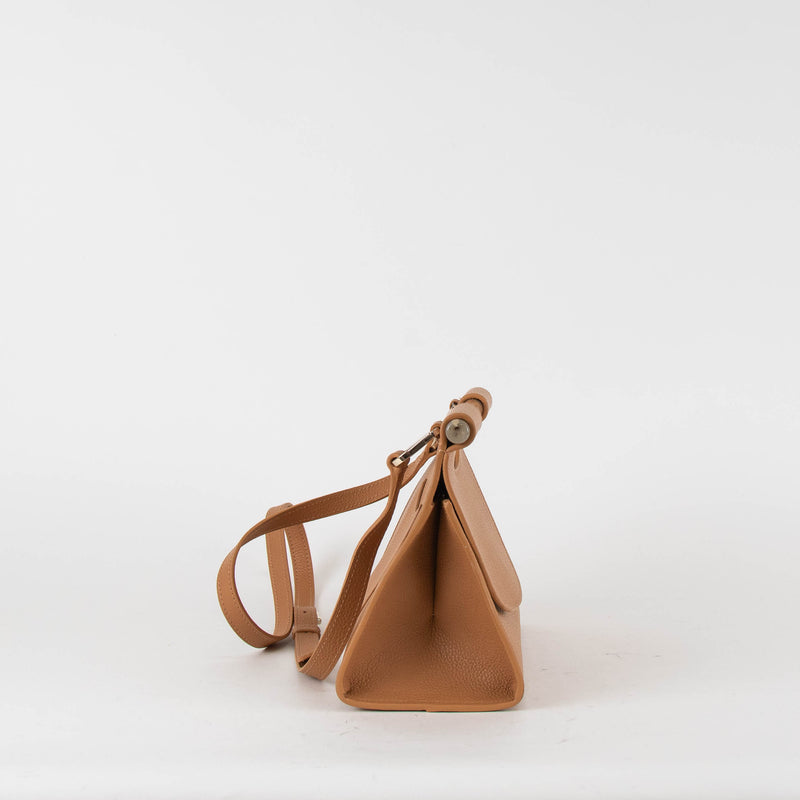 Bobbies Tan Leather Ancone Cross-Body Bag