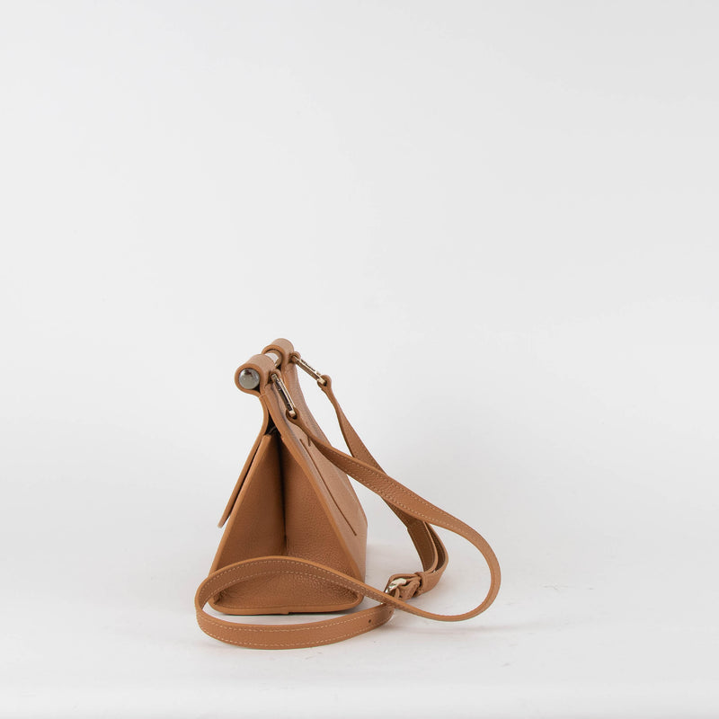 Bobbies Tan Leather Ancone Cross-Body Bag