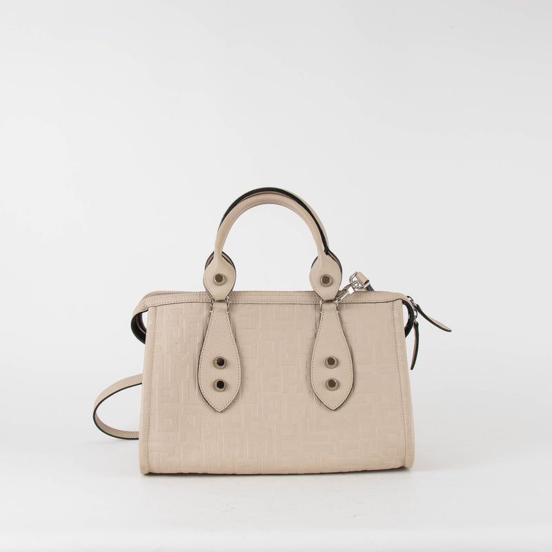 Longchamp Cream Voyage Leather Shoulder Bag