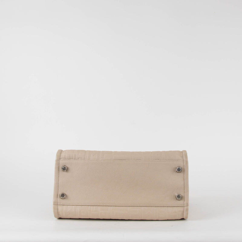 Longchamp Cream Voyage Leather Shoulder Bag