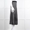 Weekend Max Mara Black and White Pleated Knit Skirt