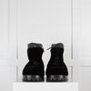 Chanel Black Shearling Ankle Boot