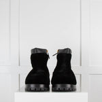 Chanel Black Shearling Ankle Boot