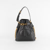 Christian Dior Black Leather Medium C'est Bucket Bag