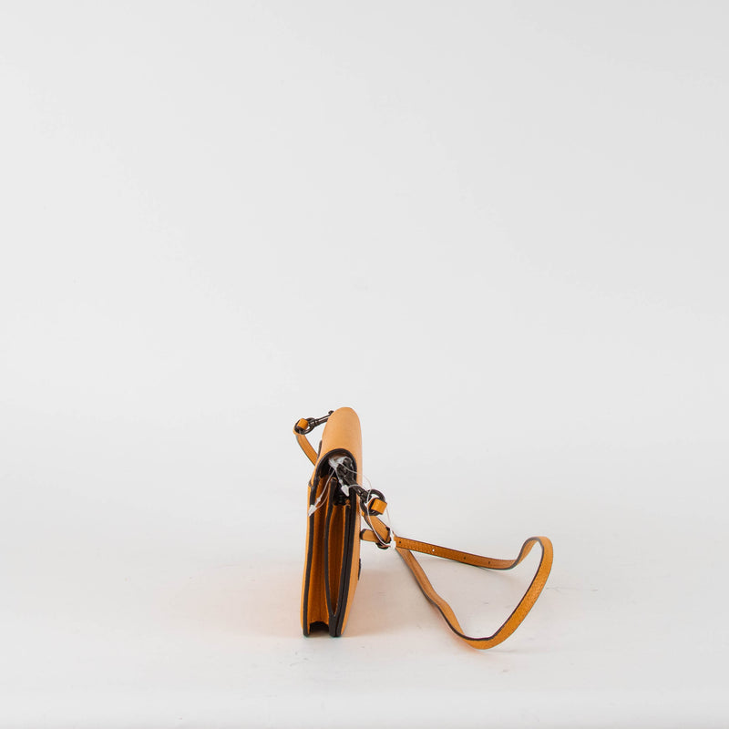 Coach Orange Leather Hayden Fold Over Crossbody Bag