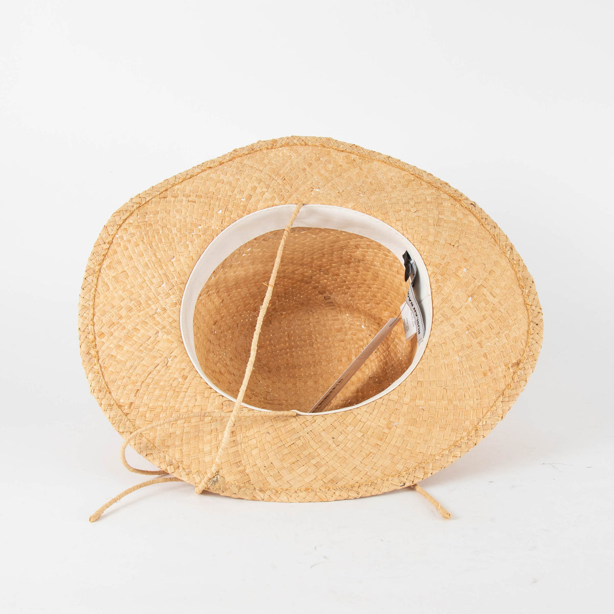 Ruslan Baginsky Beige Straw Hat