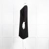 NU Black Ribbed Drop Sleeve Knee Length Dress