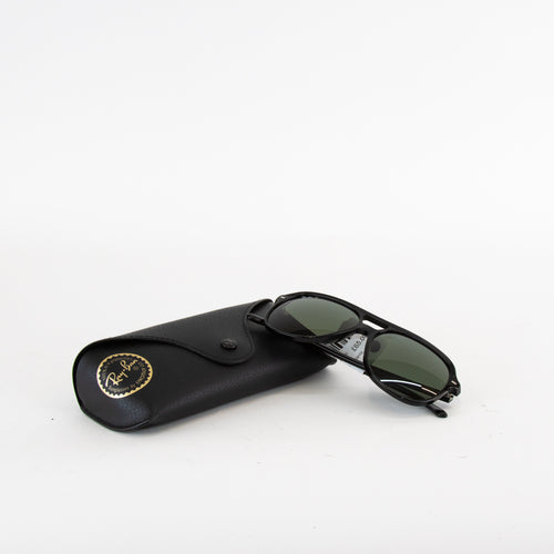 Ray-Ban Black Polished Frame Bill Style Sunglasses