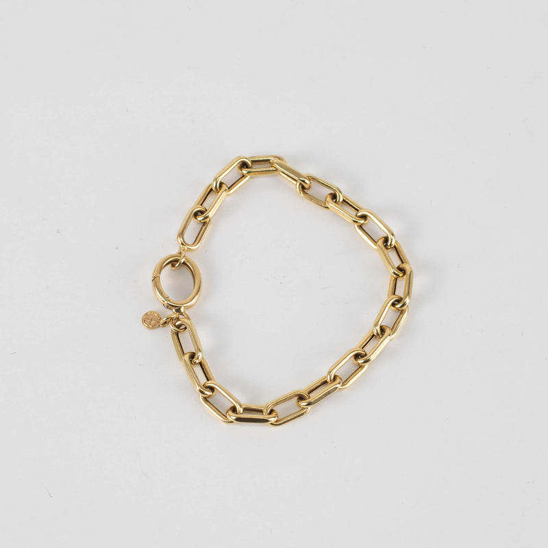 Anine Bing 14ct Gold Chain Link Bracelet