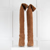 Sergio Rossi Brown Suede Over The Knee Boots