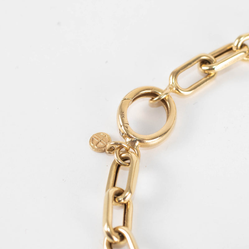 Anine Bing 14ct Gold Chain Link Bracelet
