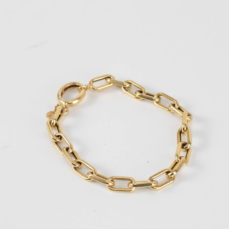 Anine Bing 14ct Gold Chain Link Bracelet