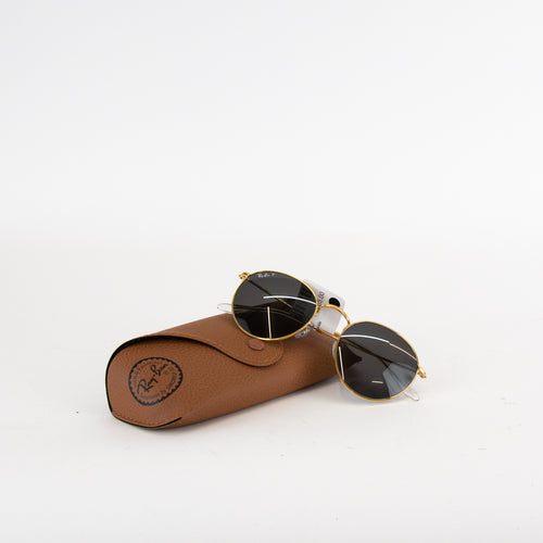 Ray-Ban Gold  Round Frame Sunglasses