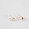 Anine Bing Pearl And Gold Stud Earrings
