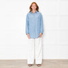Vince Blue Cotton Long Sleeve Shirt