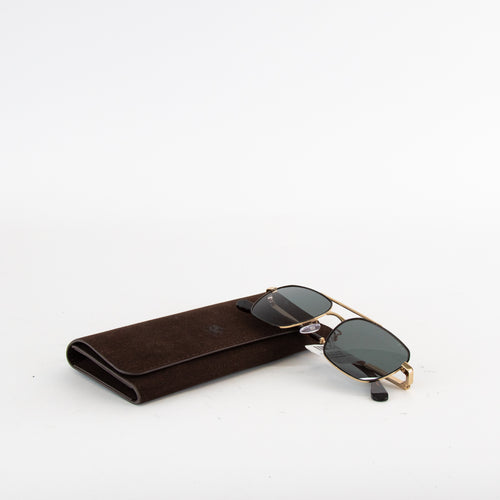 Pragnell Gold Tortoiseshell Sunglasses