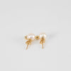 Anine Bing Pearl And Gold Stud Earrings
