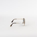 Pragnell Gold  Oversized Sunglasses