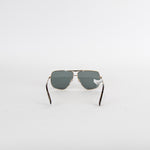 Pragnell Gold  Oversized Sunglasses