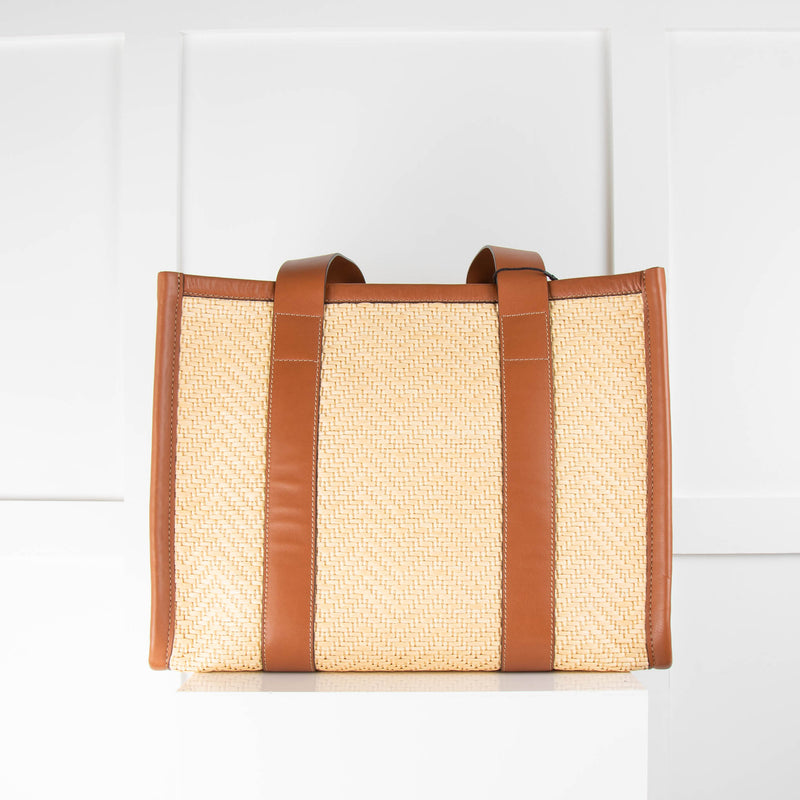 Aspinal Of London Raffia Tote Bag