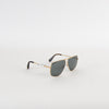 Pragnell Gold  Oversized Sunglasses