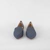 Nicholas Kirkwood Blue Shiny Canvas Pointy Shoes