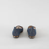 Nicholas Kirkwood Blue Shiny Canvas Pointy Shoes