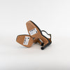 Valentino Black Leather Ankle Strap Heeled Shoes