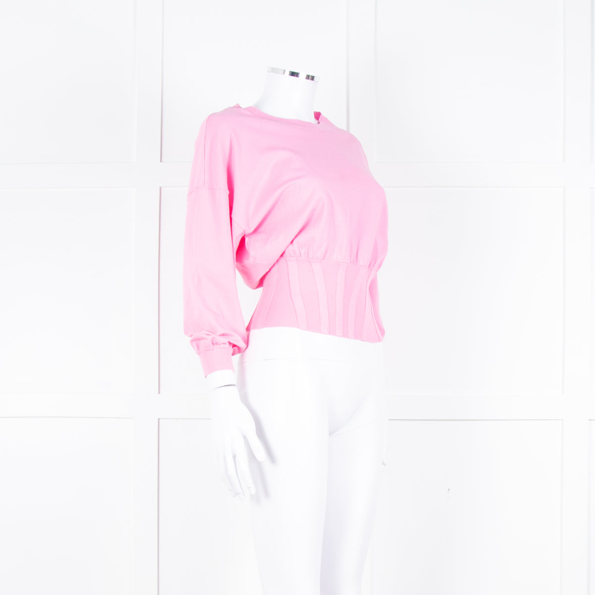 Essentiel Antwerp Pink Knitted Long Sleeve Top