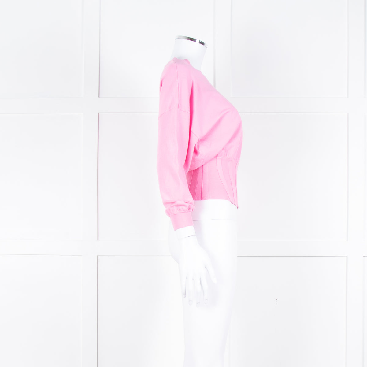 Essentiel Antwerp Pink Knitted Long Sleeve Top