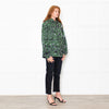 Marni Green Animal Print Hooded Sweatshirt