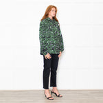 Marni Green Animal Print Hooded Sweatshirt