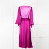 Roksanda Purple 100% Silk Dress With Contrast Belt
