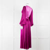 Roksanda Purple 100% Silk Dress With Contrast Belt