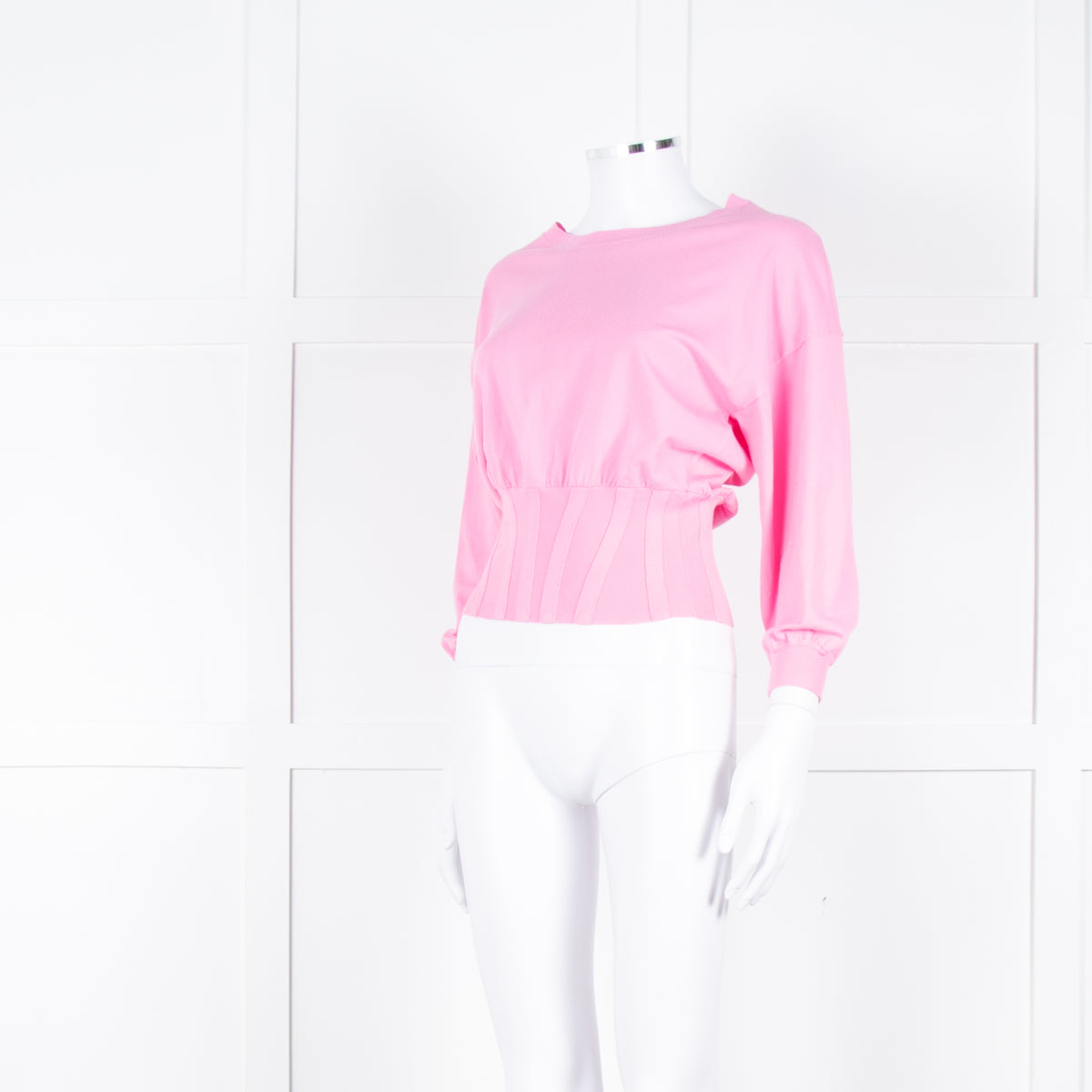 Essentiel Antwerp Pink Knitted Long Sleeve Top
