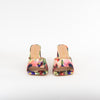 Stuart Weitzman Lilac Metallic Block Heel Sandal