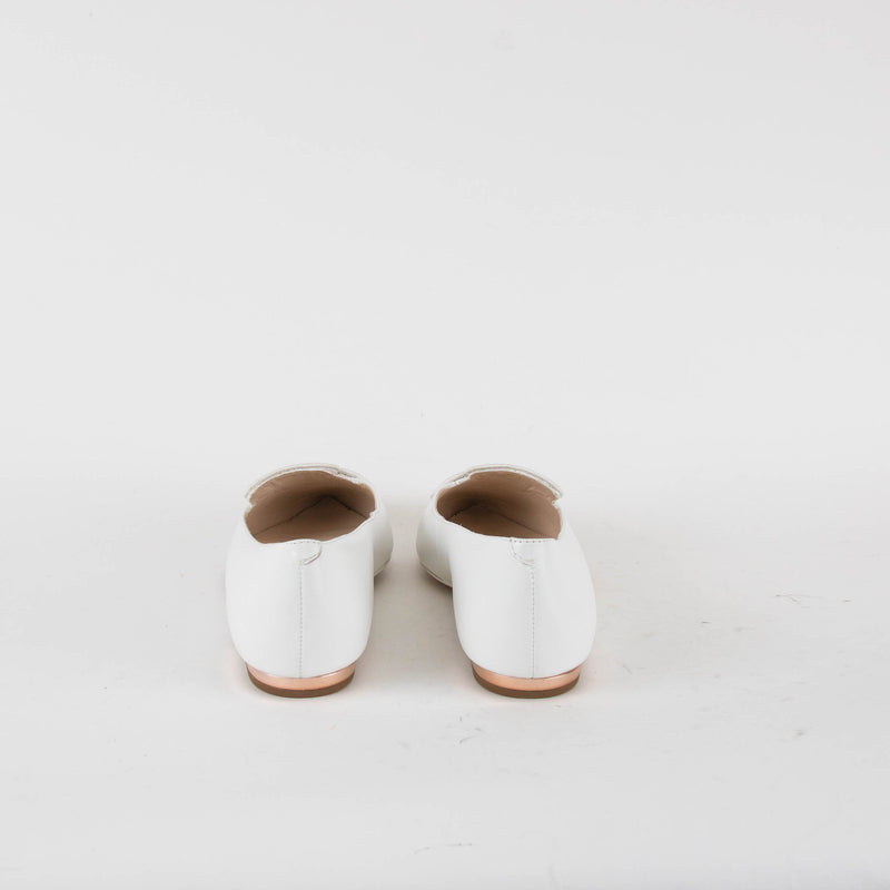 Sophia Webster White Butterfly Embellished Pointy Shoes