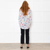Equipment White Multi Colour Print Silk Shirt