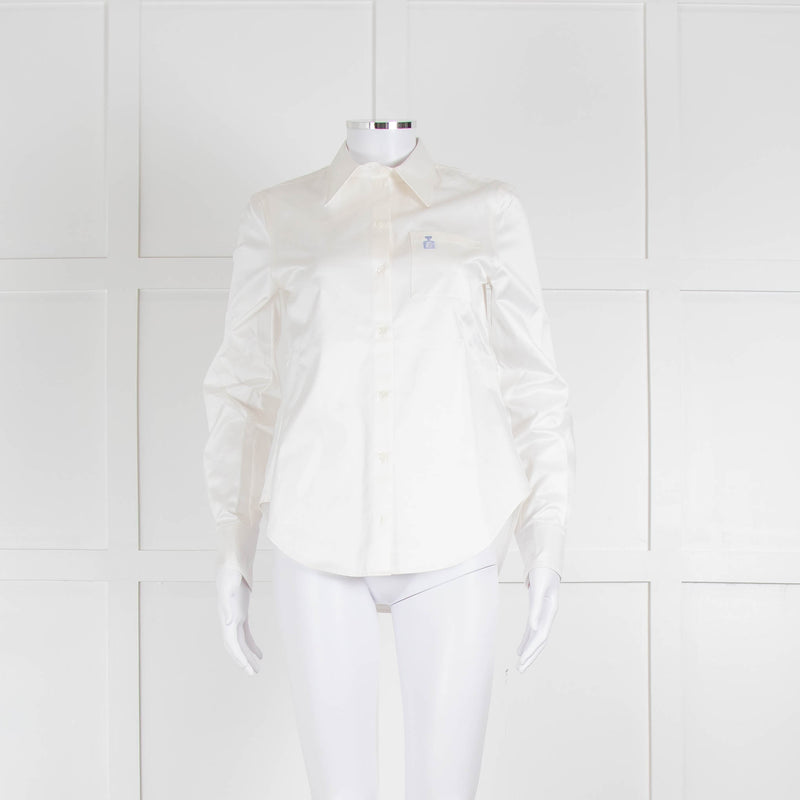 Brandon Maxwell White Cotton Shirt
